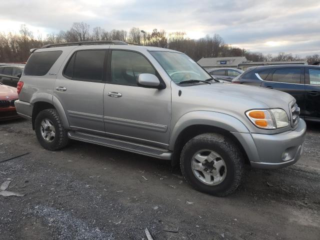 5TDBT48AX2S110851 - 2002 TOYOTA SEQUOIA LIMITED SILVER photo 4