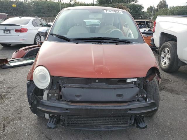 3C3CFFARXCT212556 - 2012 FIAT 500 POP ORANGE photo 5