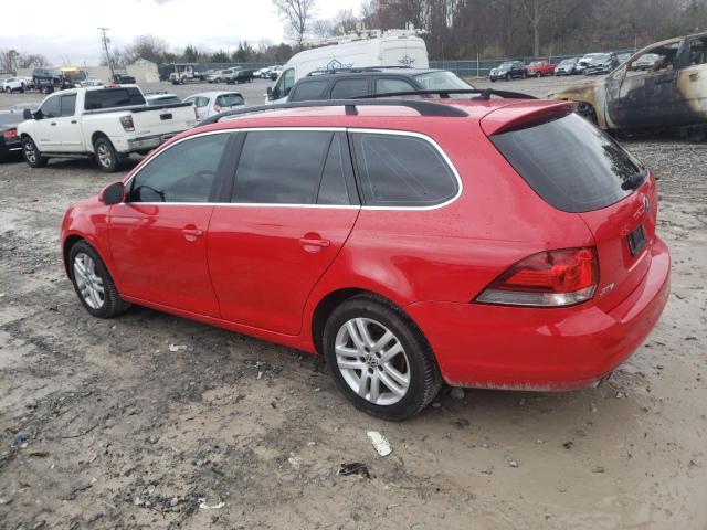 3VWPL7AJ6DM607722 - 2013 VOLKSWAGEN JETTA TDI RED photo 2