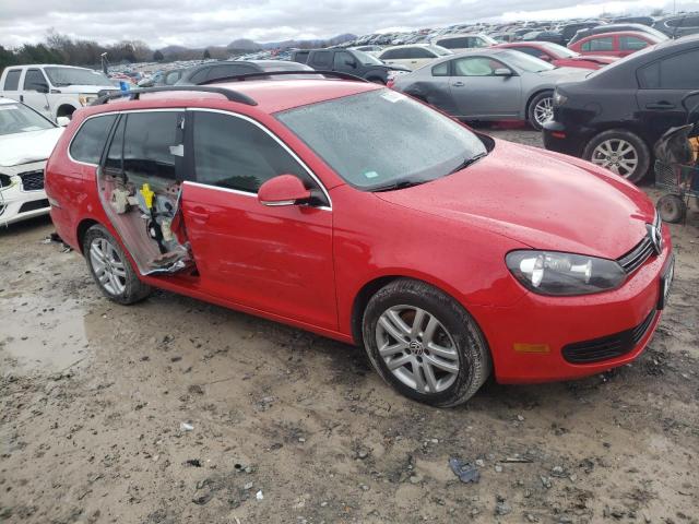 3VWPL7AJ6DM607722 - 2013 VOLKSWAGEN JETTA TDI RED photo 4