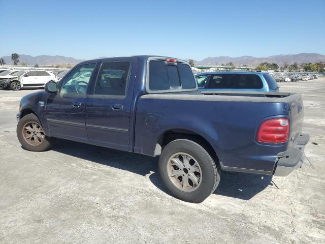 1FTRW07683KD87888 - 2003 FORD F150 SUPERCREW BLUE photo 2