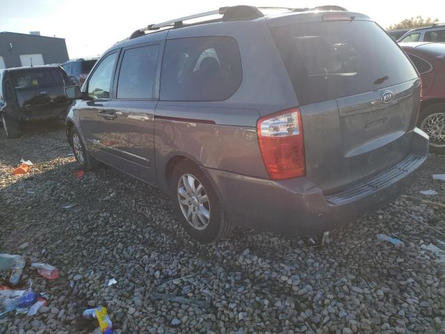 KNDMB233866096981 - 2006 KIA SEDONA EX BLUE photo 2