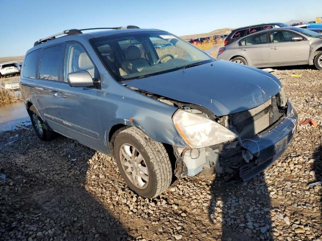 KNDMB233866096981 - 2006 KIA SEDONA EX BLUE photo 4