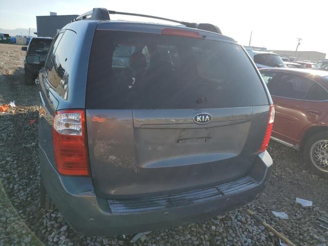 KNDMB233866096981 - 2006 KIA SEDONA EX BLUE photo 6