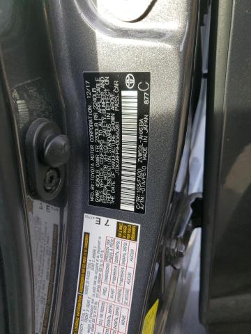 JTDKARFP9H3066281 - 2017 TOYOTA PRIUS PRIM გრაფიტი ფოტო 13