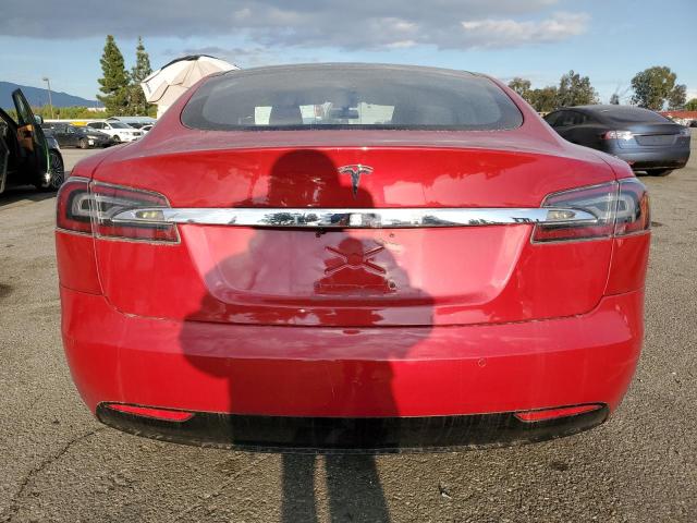 5YJSA1E22JF272459 - 2018 TESLA MODEL S RED photo 6