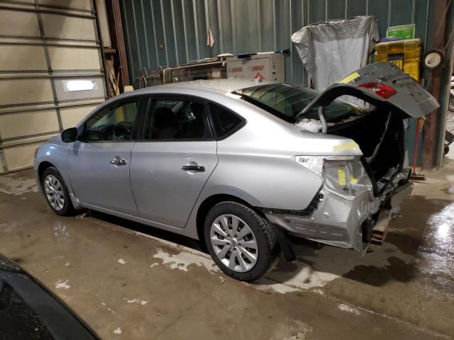 3N1AB7AP5HY242208 - 2017 NISSAN SENTRA S SILVER photo 2