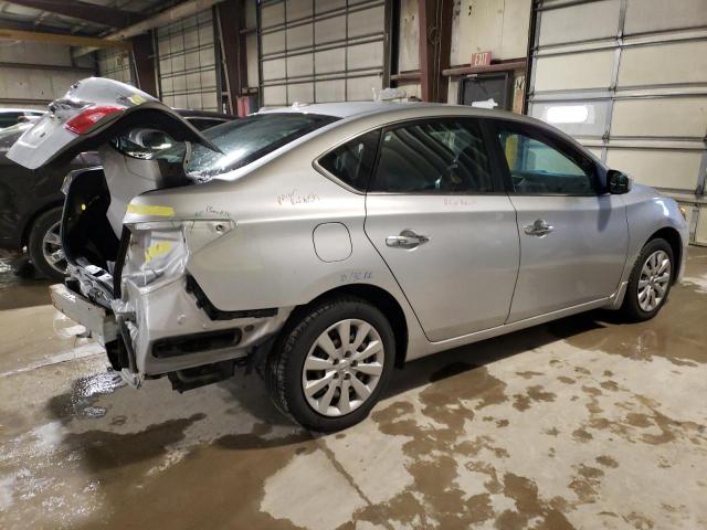 3N1AB7AP5HY242208 - 2017 NISSAN SENTRA S SILVER photo 3