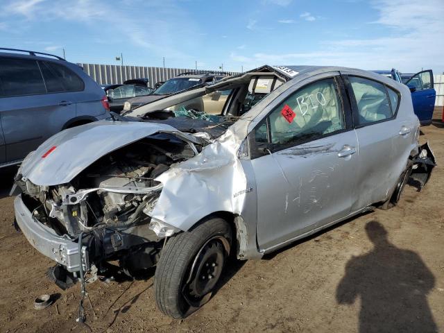 JTDKDTB32F1114431 - 2015 TOYOTA PRIUS C SILVER photo 1