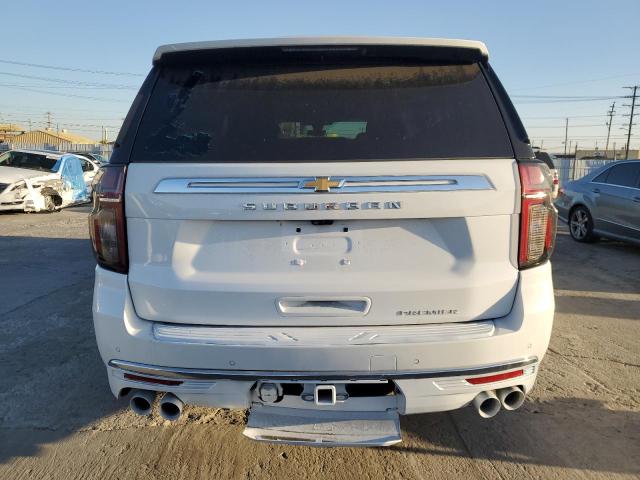 1GNSCFKDXMR179367 - 2021 CHEVROLET SUBURBAN C1500 PREMIER WHITE photo 6