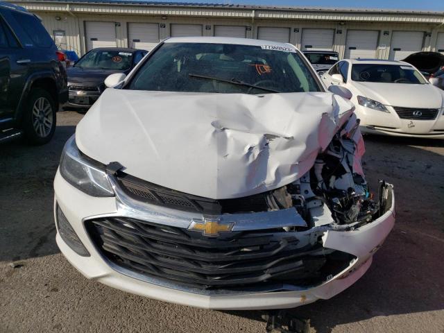 1G1BE5SM1K7141587 - 2019 CHEVROLET CRUZE LT WHITE photo 5