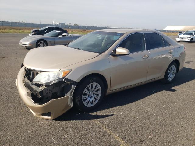 4T4BF1FK3CR253818 - 2012 TOYOTA CAMRY BASE GOLD photo 1