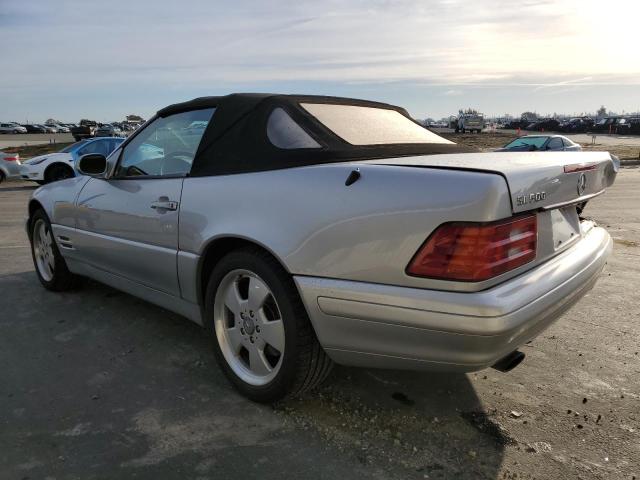 WDBFA68F1XF176743 - 1999 MERCEDES-BENZ SL 500 SILVER photo 2