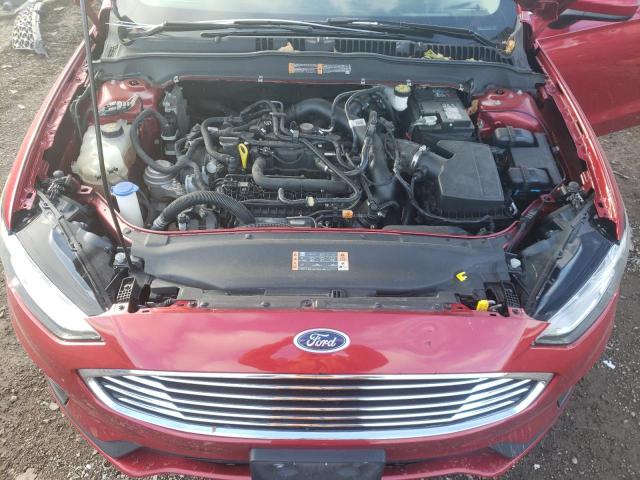 3FA6P0HD8LR226097 - 2020 FORD FUSION SE RED photo 11