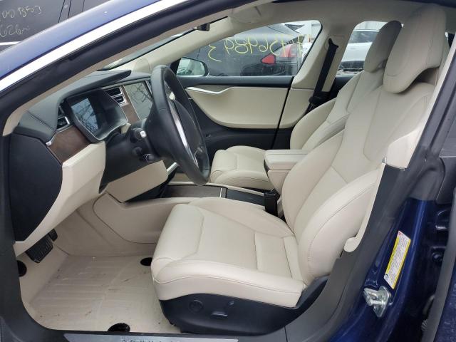5YJSA1E21HF213252 - 2017 TESLA MODEL S ლურჯი ფოტო 7