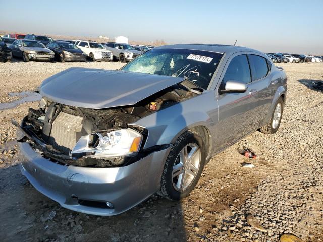 1C3CDZCG4DN581353 - 2013 DODGE AVENGER SXT GRAY photo 1