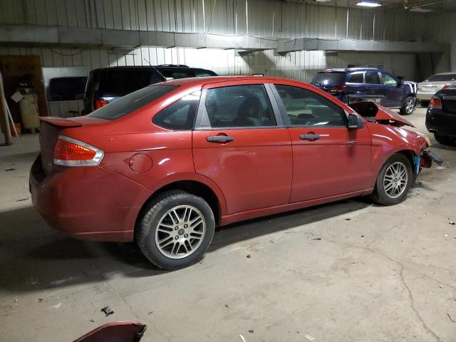 1FAHP3FN3BW115992 - 2011 FORD FOCUS SE RED photo 3