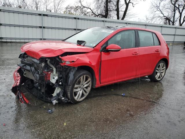 3VW217AU3HM060943 - 2017 VOLKSWAGEN GOLF S RED photo 1