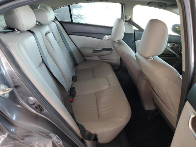 2HGFB2F96FH500482 - 2015 HONDA CIVIC EXL ნაცრისფერი ფოტო 10