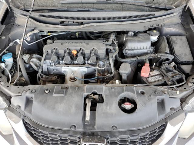 2HGFB2F96FH500482 - 2015 HONDA CIVIC EXL ნაცრისფერი ფოტო 11