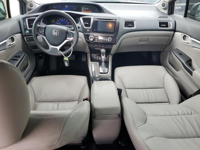 2HGFB2F96FH500482 - 2015 HONDA CIVIC EXL ნაცრისფერი ფოტო 8