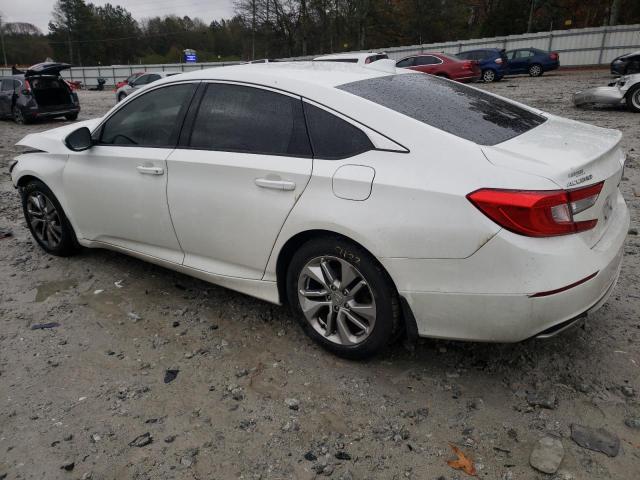 1HGCV1F11JA116180 - 2018 HONDA ACCORD LX WHITE photo 2