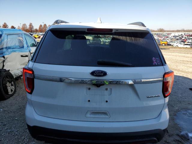 1FM5K7B87GGA51066 - 2016 FORD EXPLORER WHITE photo 6