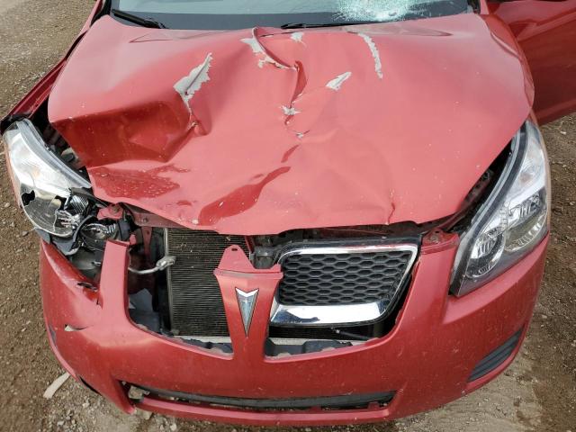 5Y2SL67859Z434311 - 2009 PONTIAC VIBE RED photo 11