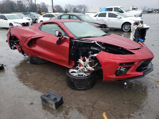 1G1YC3D42M5118707 - 2021 CHEVROLET CORVETTE STINGRAY 3LT MAROON photo 4