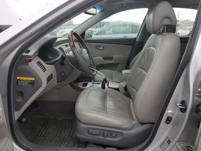 KMHFC46F08A316679 - 2008 HYUNDAI AZERA SE SILVER photo 7