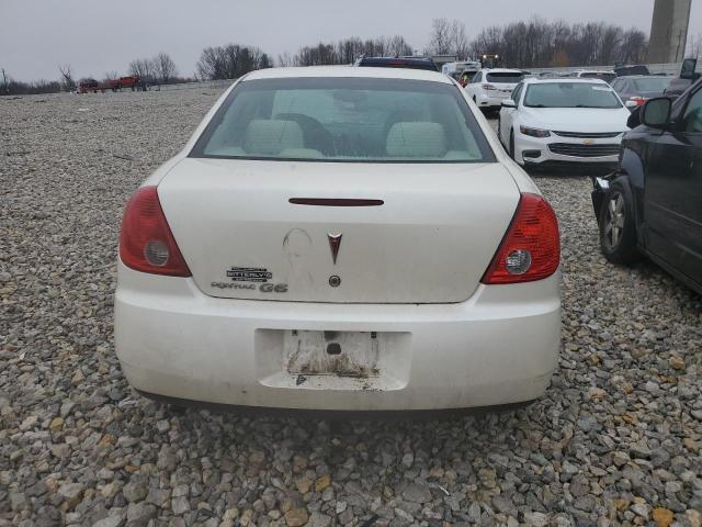 1G2ZG57B294142173 - 2009 PONTIAC G6 WHITE photo 6