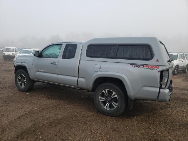 5TFSZ5AN3JX134824 - 2018 TOYOTA TACOMA ACCESS CAB GRAY photo 2