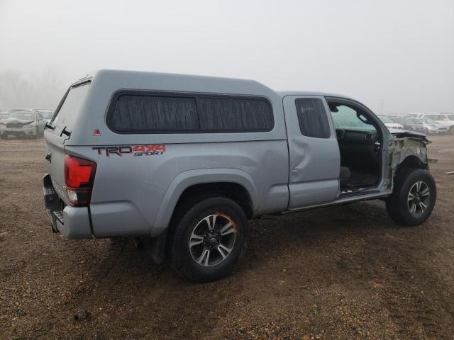 5TFSZ5AN3JX134824 - 2018 TOYOTA TACOMA ACCESS CAB GRAY photo 3
