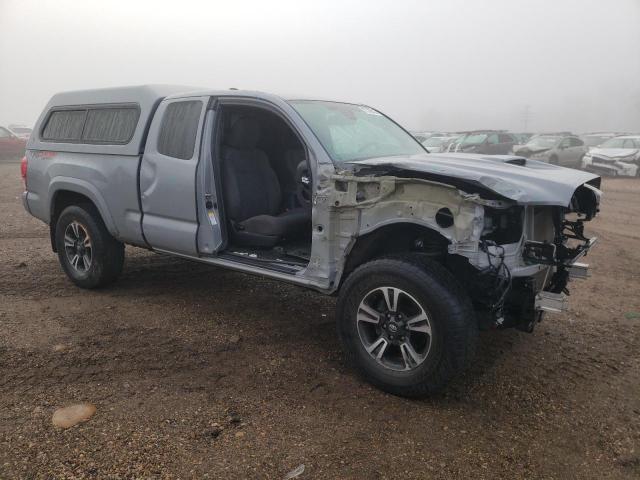 5TFSZ5AN3JX134824 - 2018 TOYOTA TACOMA ACCESS CAB GRAY photo 4