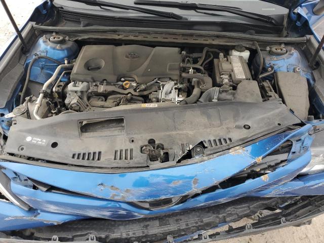 4T1B11HK2KU169252 - 2019 TOYOTA CAMRY L BLUE photo 11