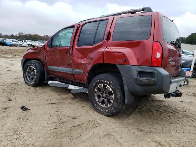 5N1AN0NWXEN801091 - 2014 NISSAN XTERRA X RED photo 2