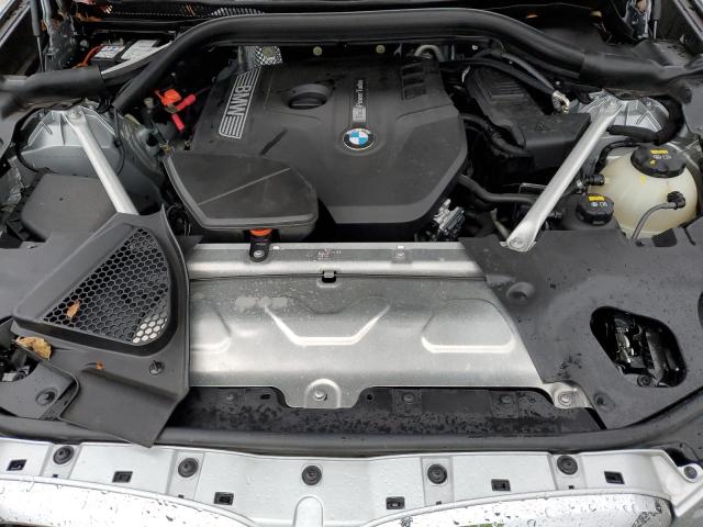 5UXTR9C55KLR04036 - 2019 BMW X3 XDRIVE30I SILVER photo 12