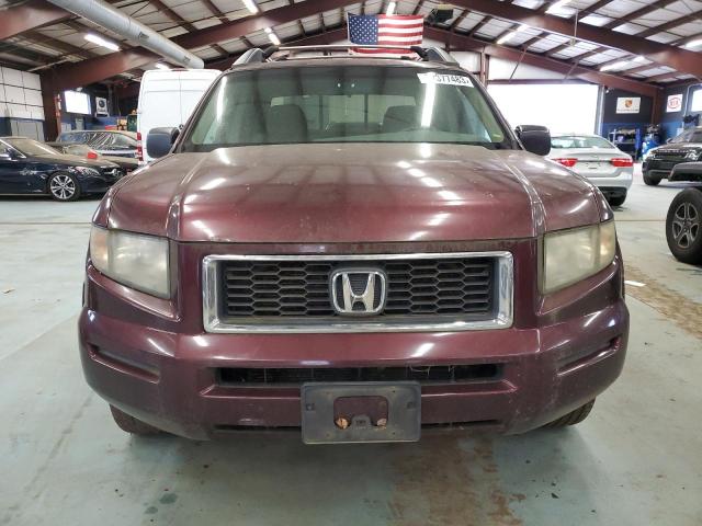 2HJYK16318H526662 - 2008 HONDA RIDGELINE RTX BURGUNDY photo 5