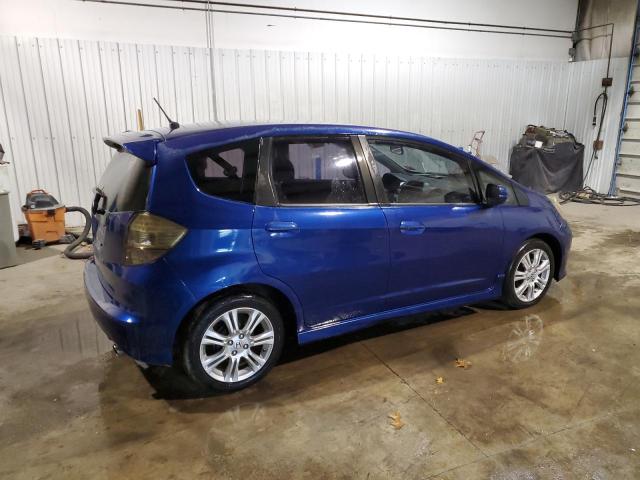 JHMGE88469S016676 - 2009 HONDA FIT SPORT BLUE photo 3