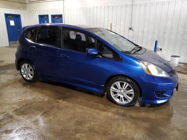 JHMGE88469S016676 - 2009 HONDA FIT SPORT BLUE photo 4