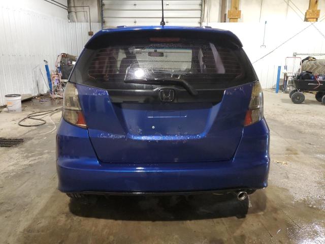 JHMGE88469S016676 - 2009 HONDA FIT SPORT BLUE photo 6