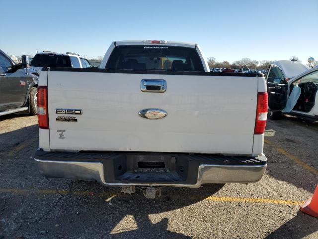 1FTPX12V56KD89143 - 2006 FORD F150 WHITE photo 6