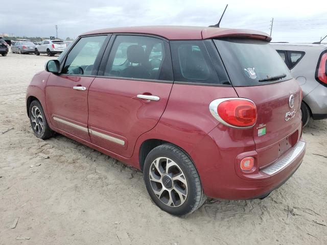 ZFBCFACH2EZ020565 - 2014 FIAT 500L LOUNGE BURGUNDY photo 2