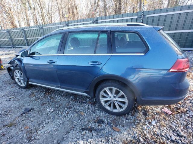 3VWH17AU4HM523232 - 2017 VOLKSWAGEN GOLF ALLTR S BLUE photo 2