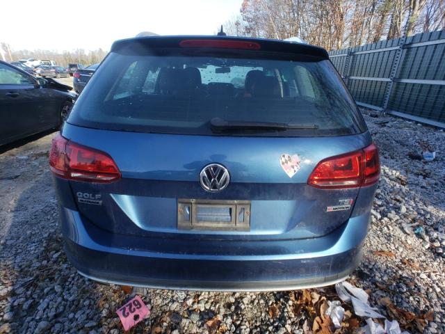 3VWH17AU4HM523232 - 2017 VOLKSWAGEN GOLF ALLTR S BLUE photo 6