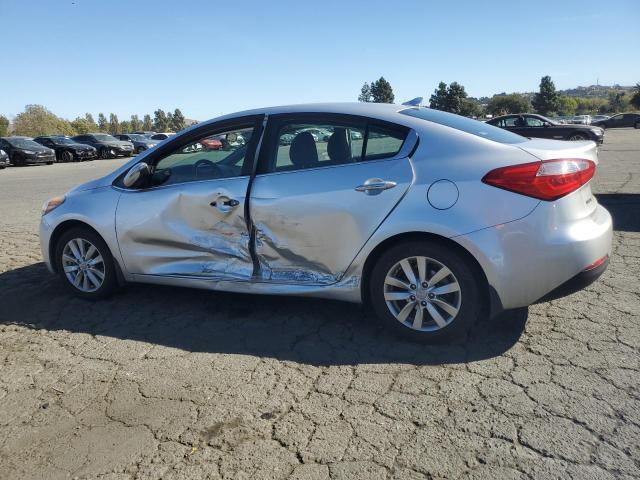 KNAFX4A82E5127910 - 2014 KIA FORTE EX SILVER photo 2