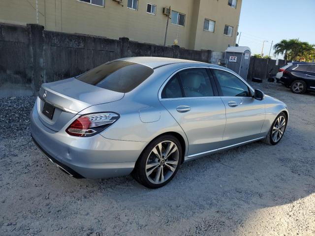 55SWF4JBXJU264554 - 2018 MERCEDES-BENZ C 300 BLUE photo 3