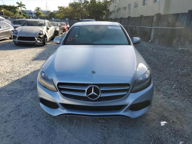 55SWF4JBXJU264554 - 2018 MERCEDES-BENZ C 300 BLUE photo 5