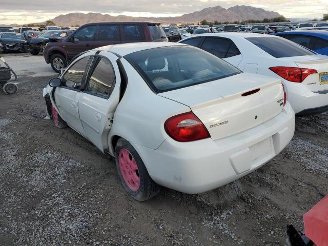 1B3ES56C03D233230 - 2003 DODGE NEON SXT WHITE photo 2