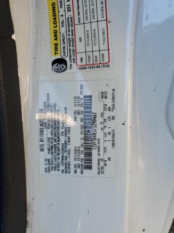 1ZVFT84N575290462 - 2007 FORD MUSTANG WHITE photo 12